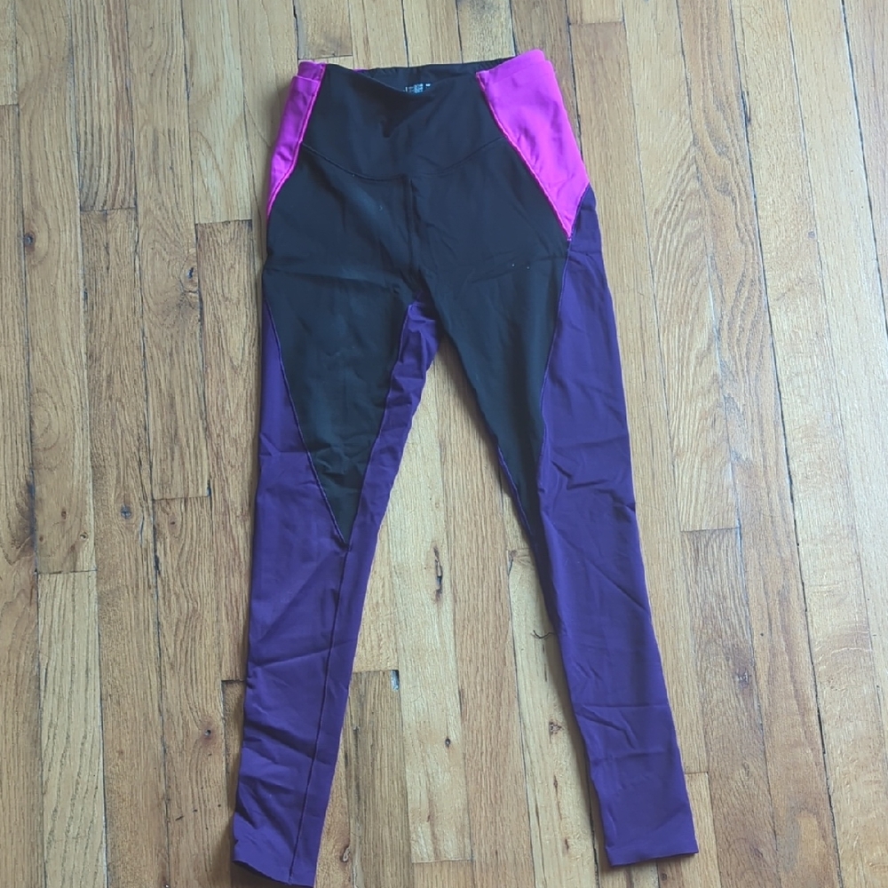 Victoria's Secret Kids Colorblock Leggings - Purple & Pink